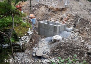 Kingussie Community Hydro Settling Chamber